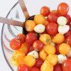 Cherry Tomatoes Salad with Mozzarella & Melon thumbnail