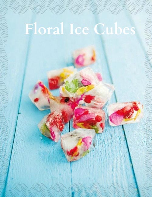 flower ice cubes ideas