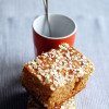 CARROT CAKE BARS WITH HAZELNUTS AND CINNAMON thumbnail