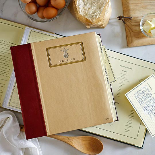 recipe binder organizer