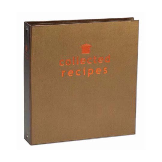 recipe file organizer