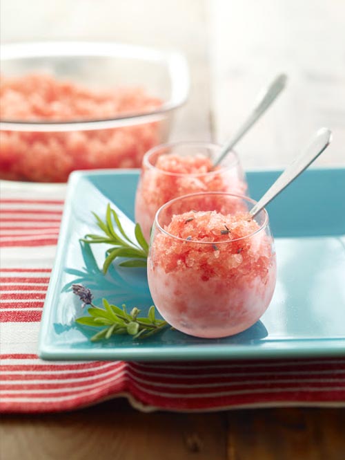 watermelon lavender sorbet recipe