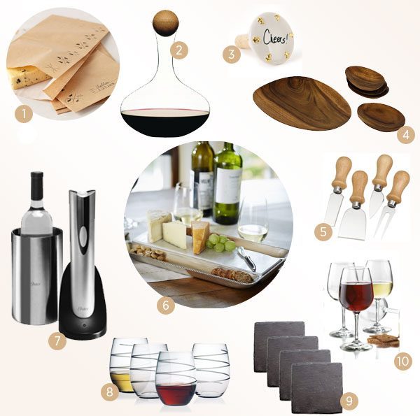 wine and cheese party accessories