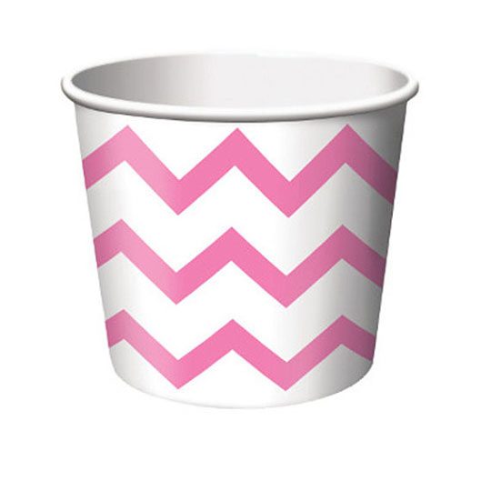 Chevron Ice Cream Cup