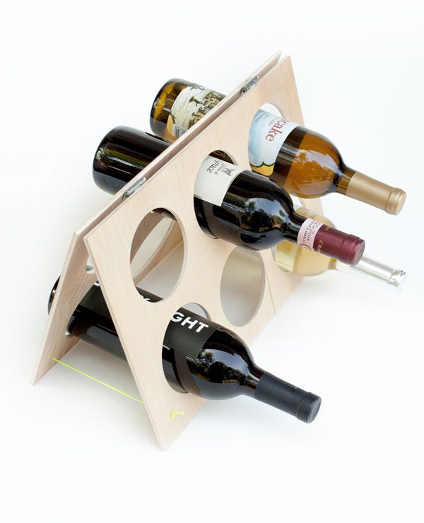 DIY A-Frame Wine Rack