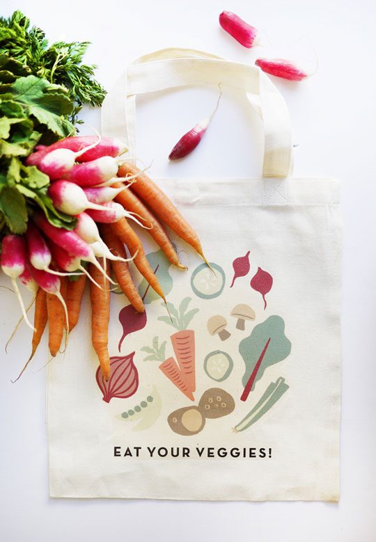 DIY veggie bag