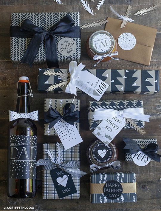 Fathers Day Giftwrap Tags