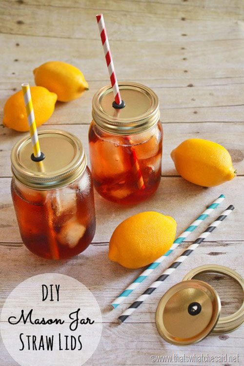 Mason Jar Travel Cups