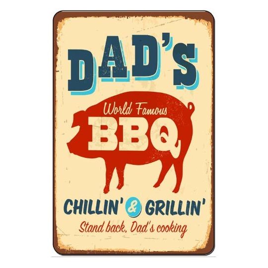 dad bbq sign gift