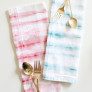 diy watercolor striped napkins thumbnail