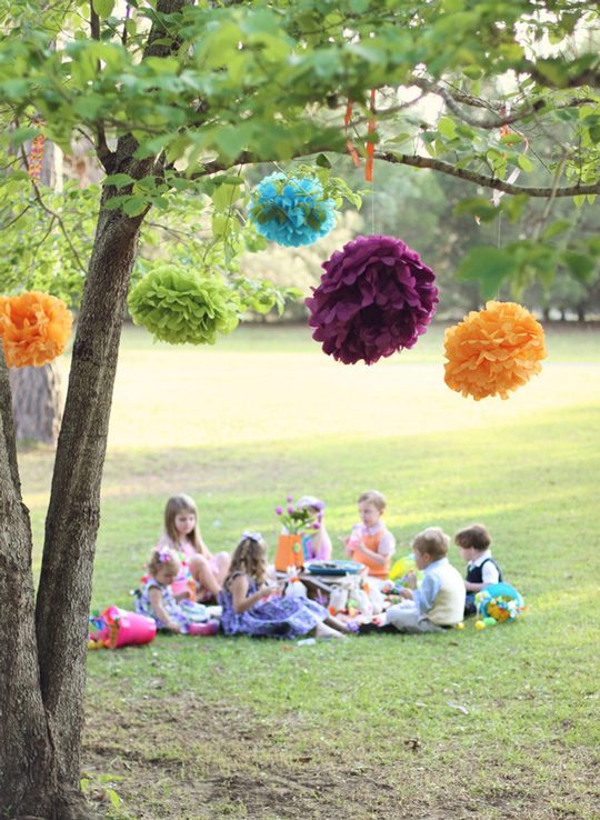 kids picnic in the park