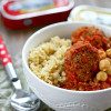 SARDINE BALLS IN TOMATO SAUCE WITH CHICKPEAS & BULGUR thumbnail