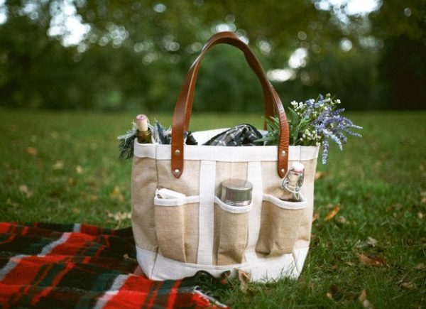 romantic picnic bag