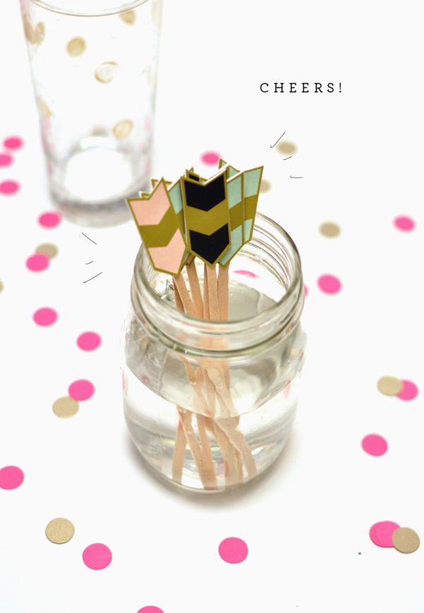 DIY Cocktail Drink Stirrers