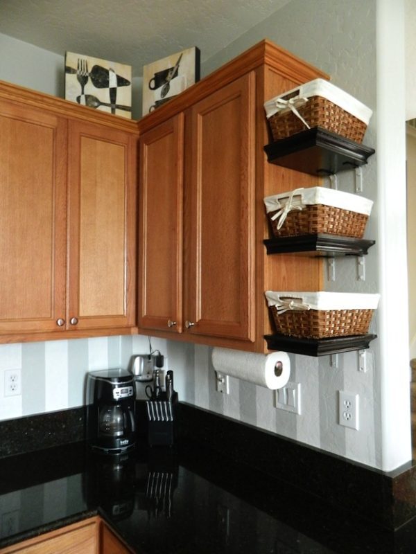 Cheap DIY Kitchen Shelving Eatwell101