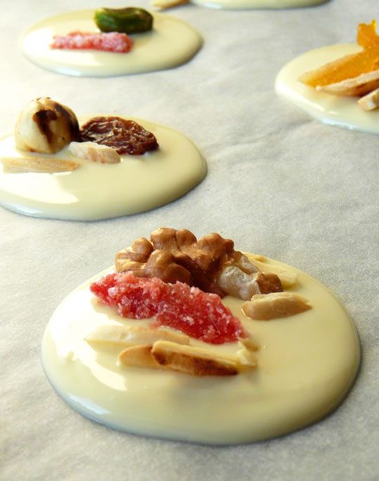 Chocolates with Candied Fruit and Nuts