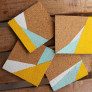 Painted Cork Coasters diy thumbnail