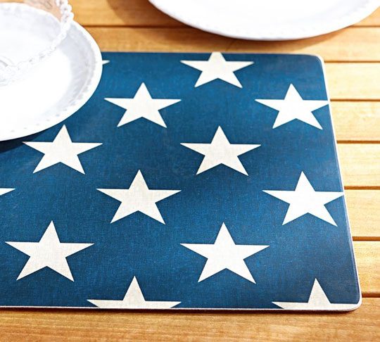 STARS CORK PLACE MAT