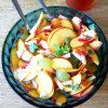 Apples, Grapes & Peaches Salad thumbnail