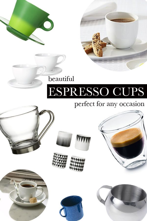 Beautiful Espresso Cups and Saucers