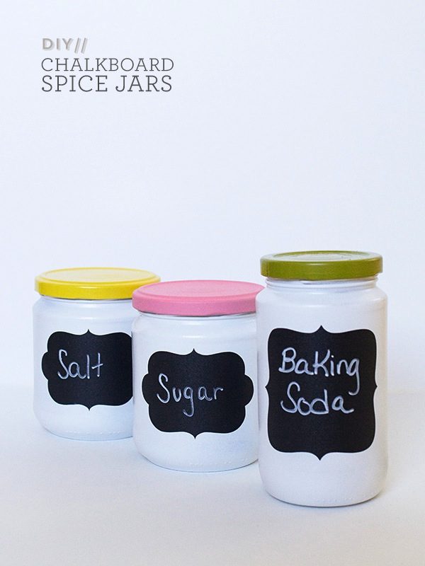 chalkboard jars