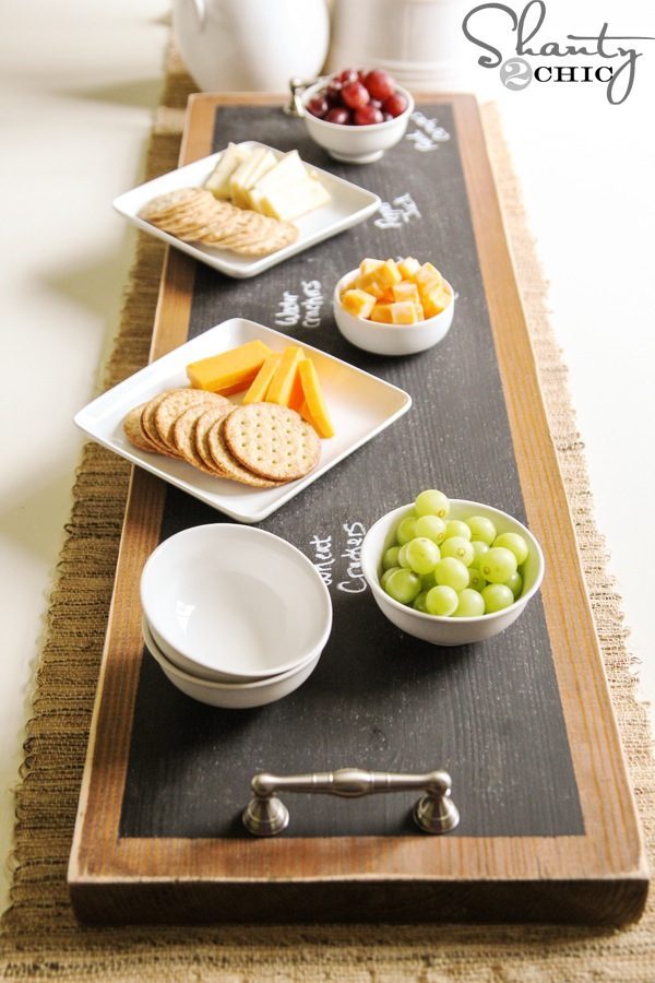 DIY To Try: Chalkboard Serving Trays