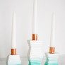 diy Ombre cement candle holders thumbnail