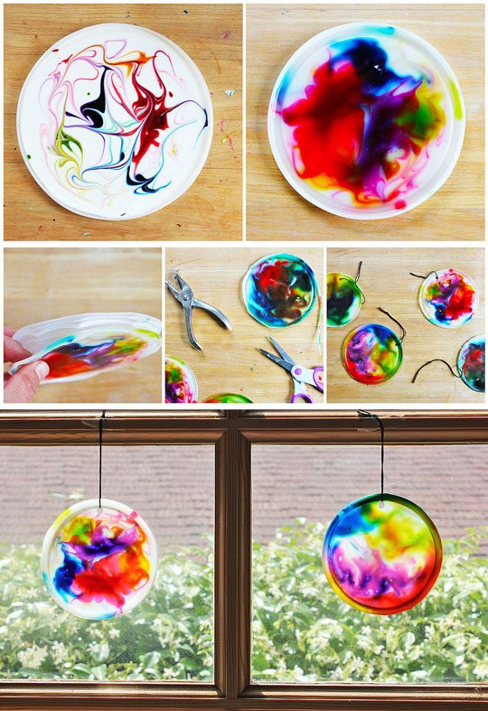 diy Suncatcher Craft for kids