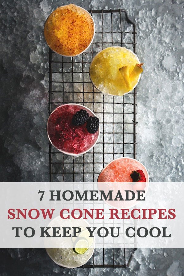 Homemade Snow Cone Recipes