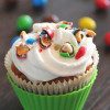 Peanut Butter Cupcakes with M&M’s thumbnail