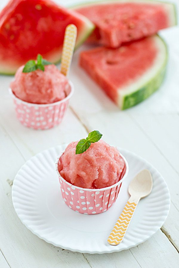 ginger watermelon sorbet recipe