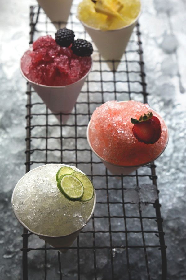 snow cone cocktail