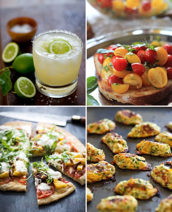 Zucchini Tots & Fresh Tomato Bruschetta