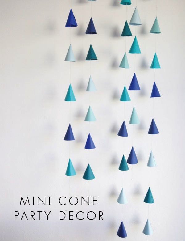 Cone Party Decor DIY