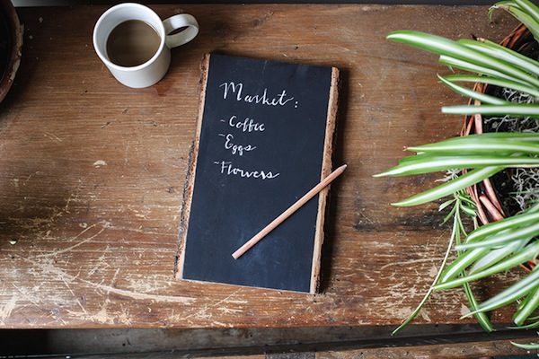 DIY Chalkboard Tablet