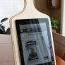 DIY cutting board Kitchen Tablet Holder thumbnail