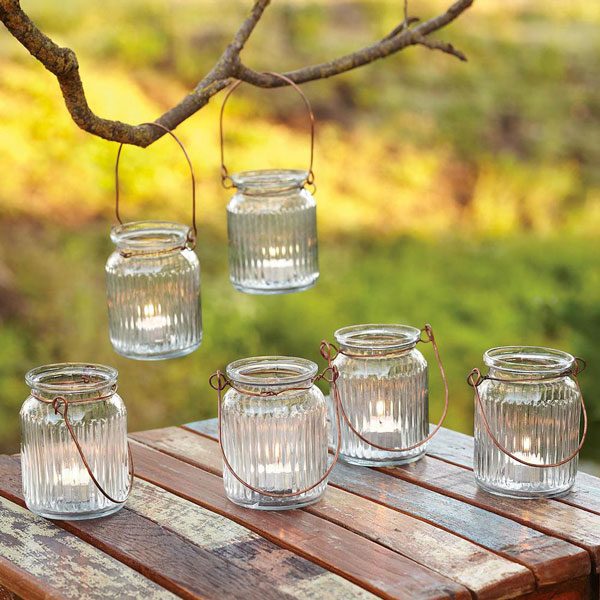 Jelly Jar Tealight Lanterns