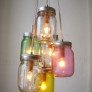 Pastels Mason Jar Chandelier thumbnail