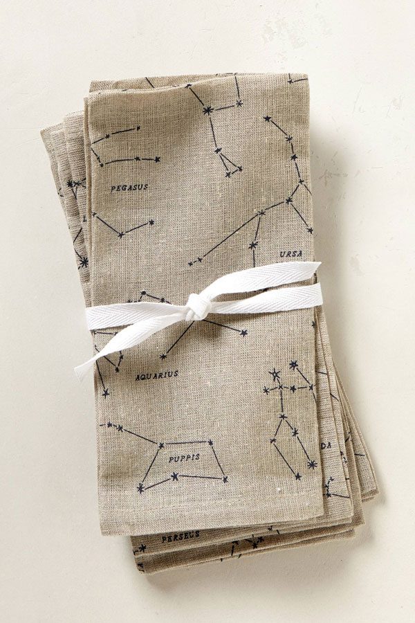 Sky Map Napkins Set