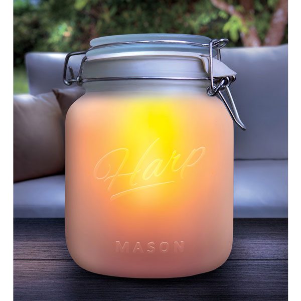 Solar Powered Glass Mason Jar