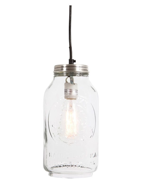 Vintage mason jar Hanging Pendant Lamp