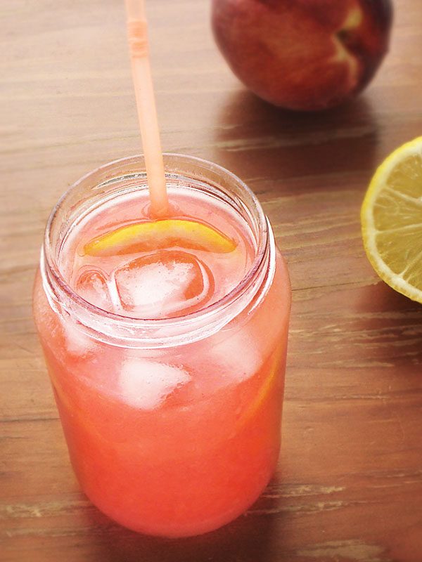 Fresh Peach Lemonade