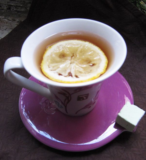 Hot Lemon Ginger and Honey Detox Drink
