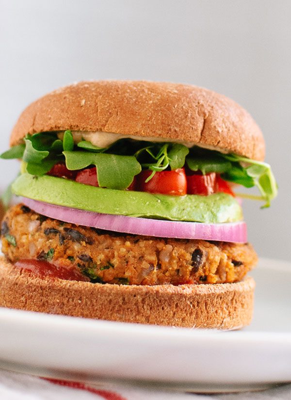 sweet potato black bean veggie burgers recipe