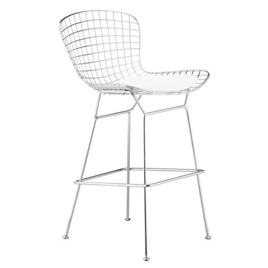 Bertoia Wire Bar Stool Chair