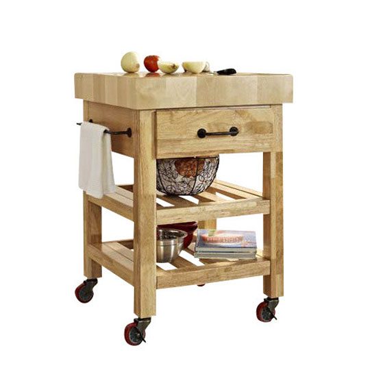 Butcher Block Kitchen Cart