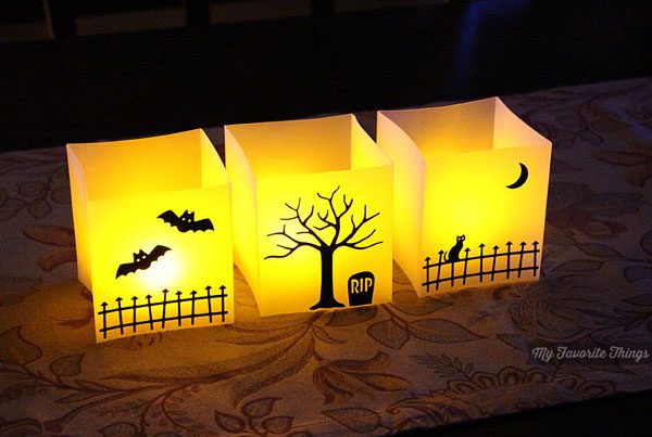Halloween luminaries craft projects