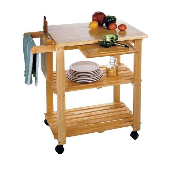 Kitchen Cart with Cutting Board