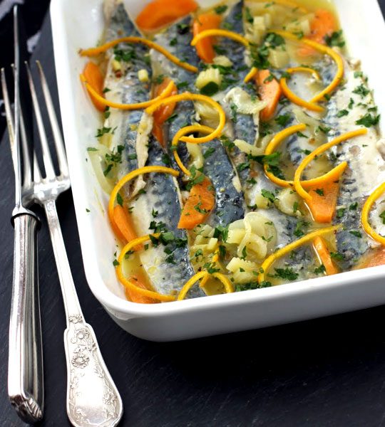 Mackerel Marinated in White Wine