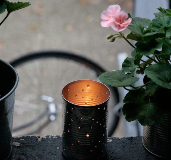 DIY to TRY: Tin Can Lanterns